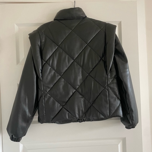 Pistola Callista Long Sleeve Puffer Jacket & Vest in Noir - Picture 5 of 6